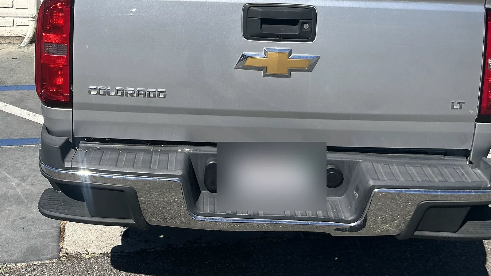 Diesel smog check in Encinitas, CA: Chevrolet Colorado pickup at our service bay