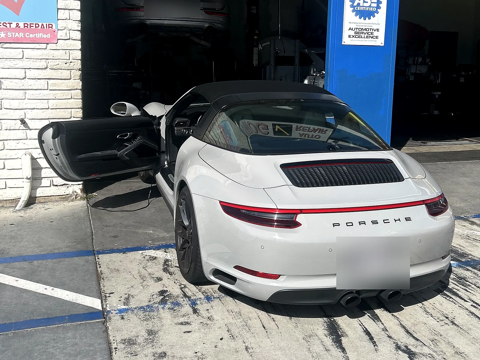 European auto repair in Encinitas, CA: Porsche 911 at our bay