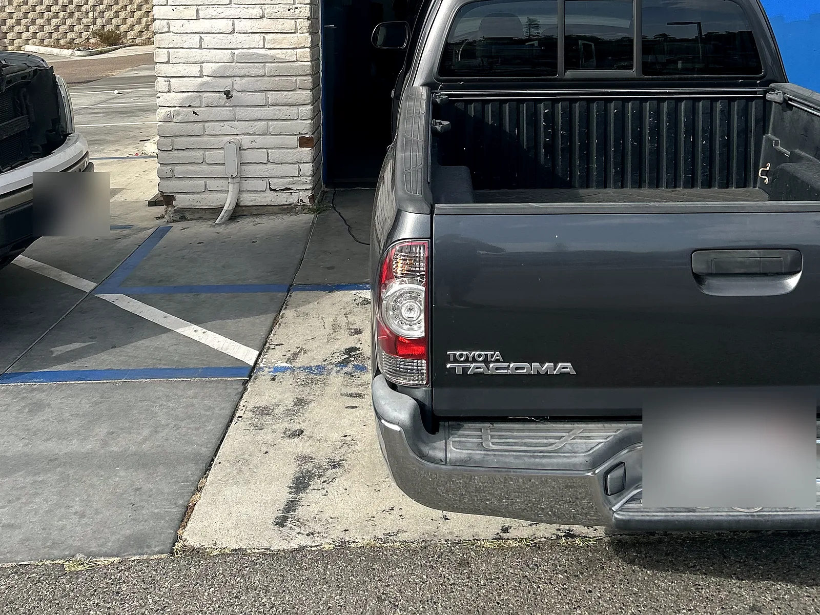 Fleet service in Encinitas, CA: Toyota Tacoma pickup at our bay door
