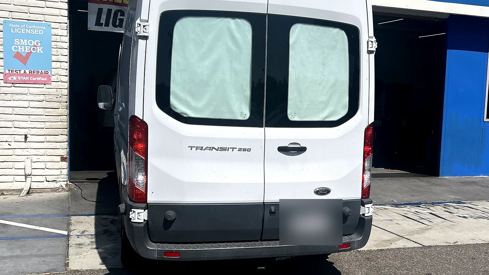 Fleet service in Encinitas, CA: Ford Transit van at our shop