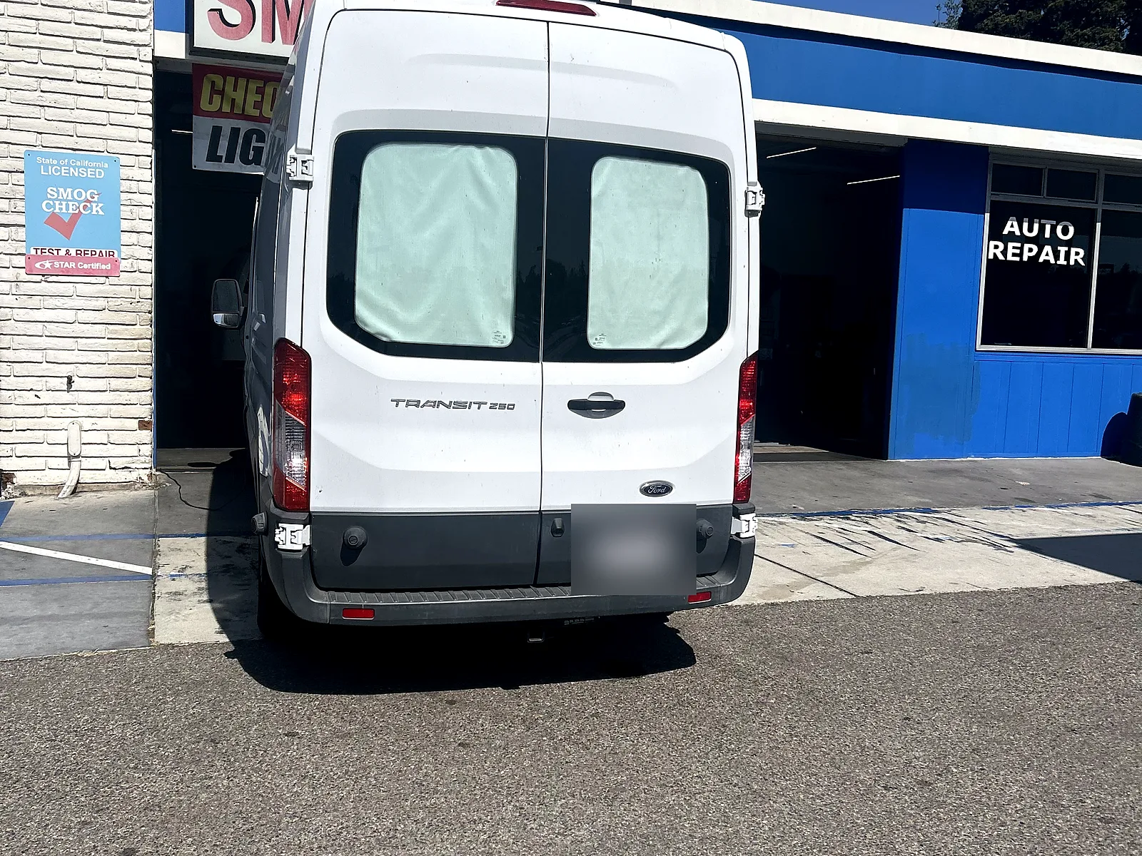 Transmission repair in Encinitas, CA: Ford Transit van at our shop