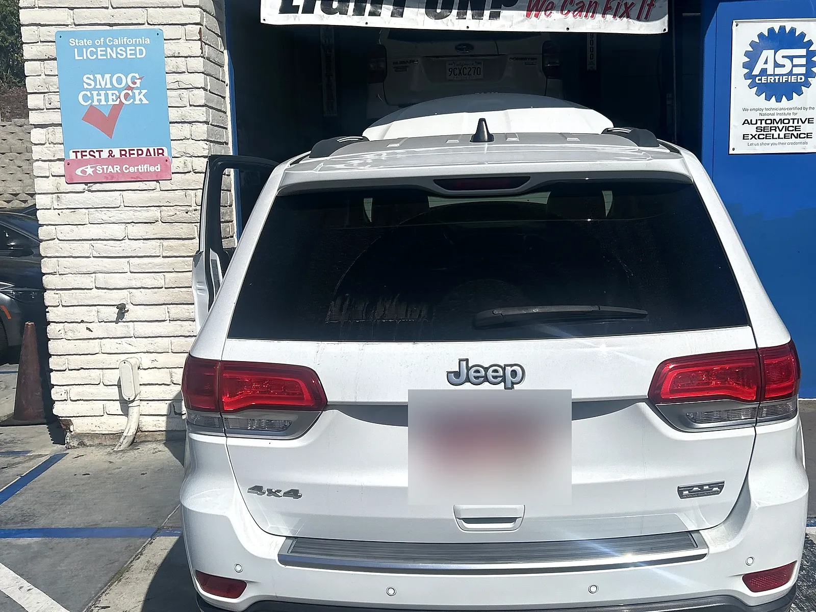Truck and SUV repair in Encinitas, CA: Jeep Grand Cherokee at our service bay